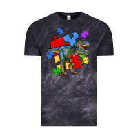 Cloud Black autism t rex Vintage Tee - Artiststas