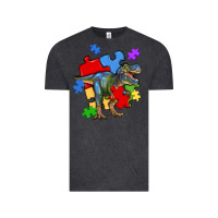 Vintage Black autism t rex Vintage Tee - Artiststas