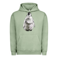 Pigment Oil Green baby penguin Urban Hoodie - LillyAllenDesigns
