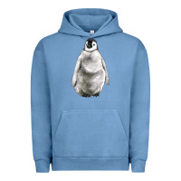 Pigment Pebble Blue baby penguin Urban Hoodie - LillyAllenDesigns