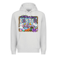 Dove Grey Easter vibes Premium Hoodie - OliviaCreatesArt