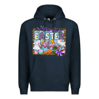 Navy Easter vibes Premium Hoodie - OliviaCreatesArt