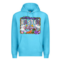 Ocean Blue Easter vibes Premium Hoodie - OliviaCreatesArt