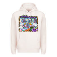 Pale Pink Easter vibes Premium Hoodie - OliviaCreatesArt