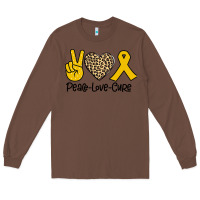 Chestnut Peace Love Cure Long Sleeve Tee - Bettercallsaul