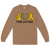 Toasted Coconut Peace Love Cure Long Sleeve Tee - Bettercallsaul