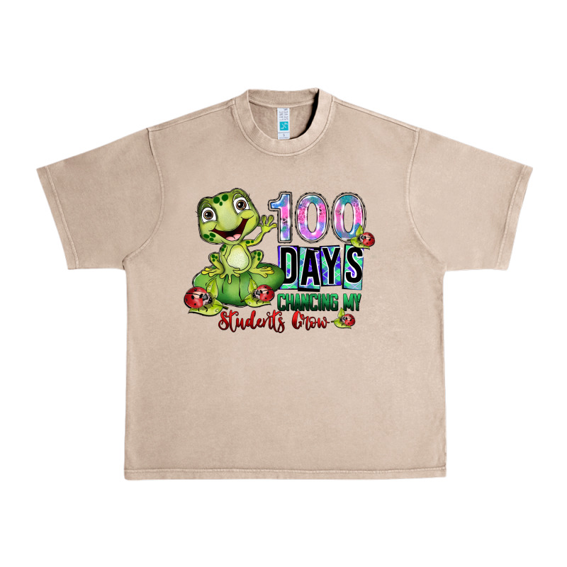 100 Days Chancing My Students Crow Urban Heavy Tee by SublimationCraftShop | Teevron