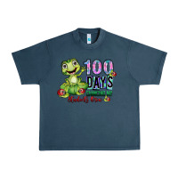 Midnight Navy 100 days chancing my students crow Urban Heavy Tee - SublimationCraftShop