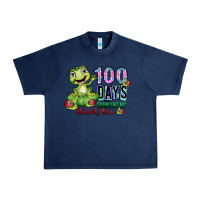 Navy 100 days chancing my students crow Urban Heavy Tee - SublimationCraftShop