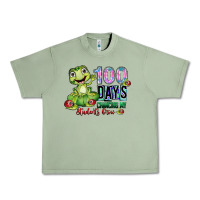 Oil Green 100 days chancing my students crow Urban Heavy Tee - SublimationCraftShop