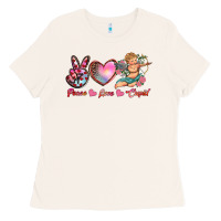 Bone peace love cupid Ladies Tee - RanaPortraitStore