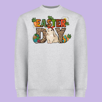 Easter Day Heavyweight Sweatshirt Designed By Howdyjamesfarm