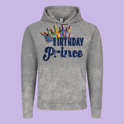 Birthday Prince Vintage Hoodie Designed By Artiststas