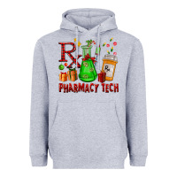 Heather Grey pharmacy tech christmas Heavyweight Hoodie - FaDigitalArtStudio