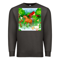 Smoke farm life seamless pattern Premium Sweatshirt - FaDigitalArtStudio