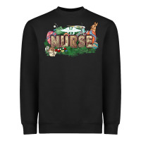 Black Easter egg Nurse bunny Easter Day Heavyweight Sweatshirt - HowdyJamesFarm