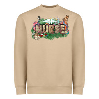 Mushroom Easter egg Nurse bunny Easter Day Heavyweight Sweatshirt - HowdyJamesFarm