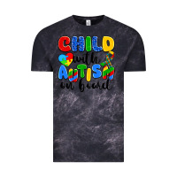 Cloud Black child with autism on board Vintage Tee - Artiststas