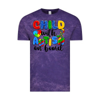 Cloud Purple child with autism on board Vintage Tee - Artiststas