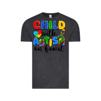 Vintage Black child with autism on board Vintage Tee - Artiststas