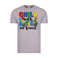 Child With Autism On Board Vintage Tee | Teevron
