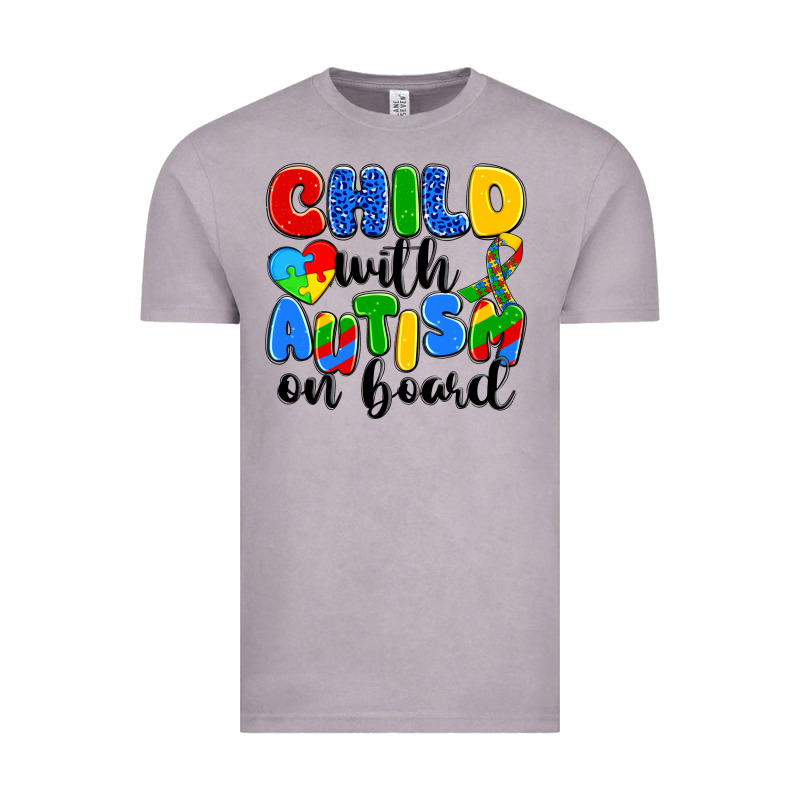 Child With Autism On Board Vintage Tee by Artiststas | Teevron
