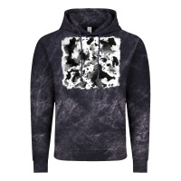 Cloud Black cowhide Vintage Hoodie - RanaPortraitStore