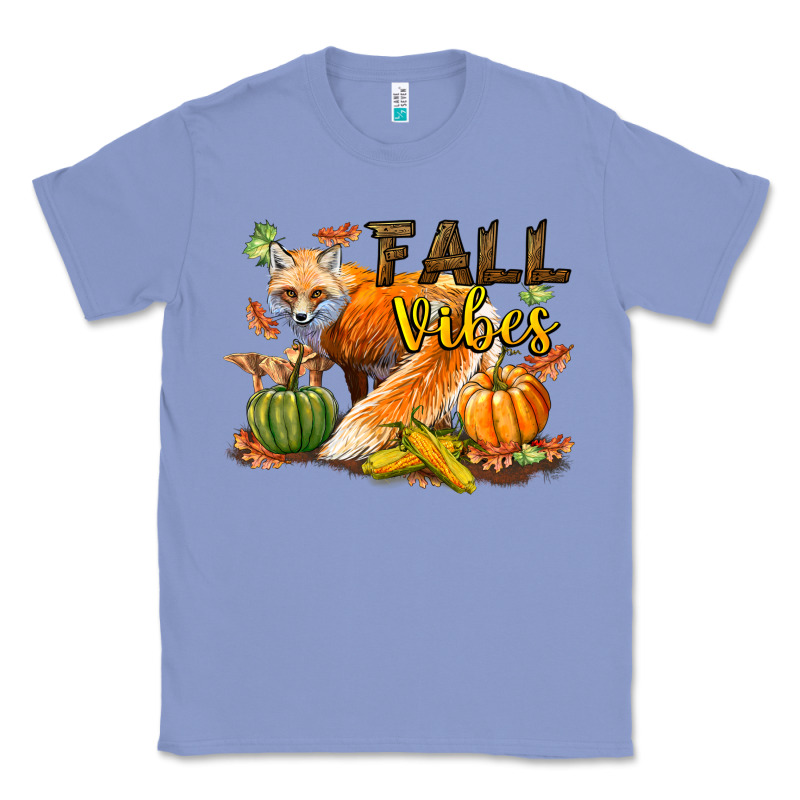 Fall Vibes Fox Classic Tee by LillyAllenDesigns | Teevron
