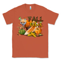 Copper Fall Vibes Fox Classic Tee - LillyAllenDesigns