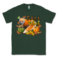 Sports Green Fall Vibes Fox Classic Tee - LillyAllenDesigns