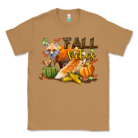 Toasted Coconut Fall Vibes Fox Classic Tee - LillyAllenDesigns