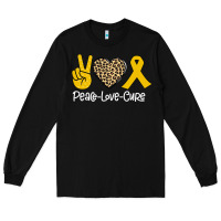 Black Peace Love Cure Long Sleeve Tee - Bettercallsaul