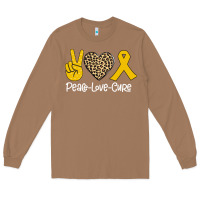 Toasted Coconut Peace Love Cure Long Sleeve Tee - Bettercallsaul
