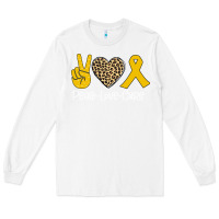 White Peace Love Cure Long Sleeve Tee - Bettercallsaul
