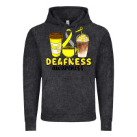 Vintage Black deafness awareness coffee cups Vintage Hoodie - Artiststas
