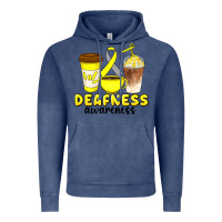 Vintage Denim deafness awareness coffee cups Vintage Hoodie - Artiststas