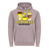 Vintage Zinc deafness awareness coffee cups Vintage Hoodie - Artiststas