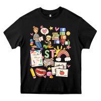 Black can't talk right now doing speech therapy stuff Heavy Core Tee - MaliasSmallBusiness