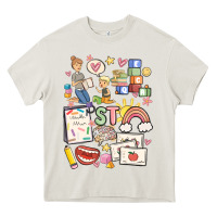 Cream can't talk right now doing speech therapy stuff Heavy Core Tee - MaliasSmallBusiness