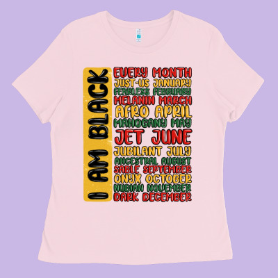 Black History  Month Ladies Tee Designed By Maliassmallbusiness