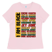 Bubblegum Pink black history  month Ladies Tee - MaliasSmallBusiness
