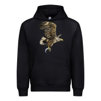 Black American White Sea Eagle Urban Hoodie - LillyAllenDesigns