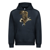 Navy American White Sea Eagle Urban Hoodie - LillyAllenDesigns
