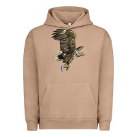 Pigment Burro American White Sea Eagle Urban Hoodie - LillyAllenDesigns