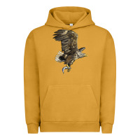 Pigment Peanut Butter American White Sea Eagle Urban Hoodie - LillyAllenDesigns