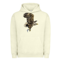 Pigment Pistachio American White Sea Eagle Urban Hoodie - LillyAllenDesigns