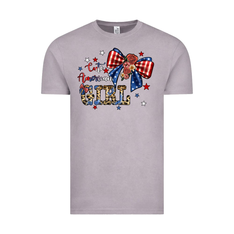 Cute American Girl Vintage Tee by JahusDesignShop | Teevron