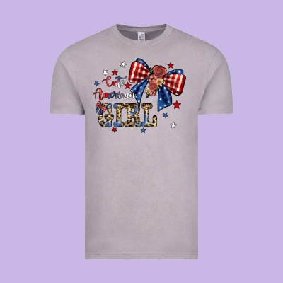 Cute American Girl Vintage Tee Designed By Jahusdesignshop
