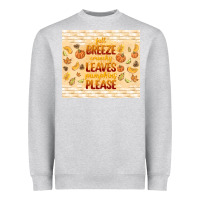 Heather Grey fall breeze crunchy leaves Heavyweight Sweatshirt - TumblerDesignByShophia