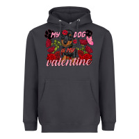 Smoke my dog is my valentine valentine's day Heavyweight Hoodie - FaDigitalArtStudio